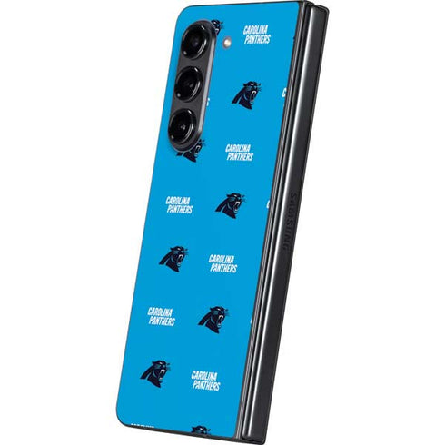 NFL Carolina Panthers Blitz Series Galaxy Z Fold5 5G Skin